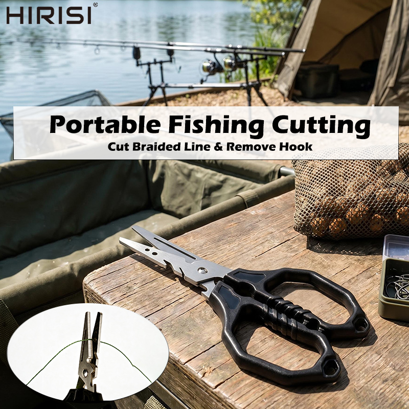 Fishing Line Cutter - Ciseaux de pêche multifonctionnels en acier